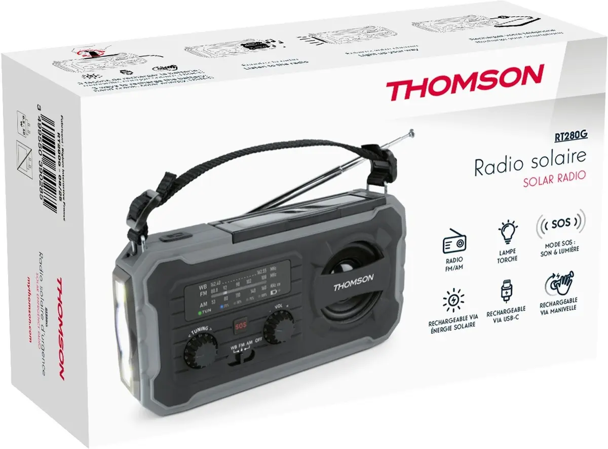 Thomson RT280G galvas lukturis ar radio
