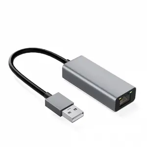 Сетевой адаптер iBOX IAARJ RJ45 на USB Type-A алюминиевый 10/100/1000 Мбит/с
