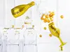 Фольгированный шар PartyDeco Glass золотой Photo 3