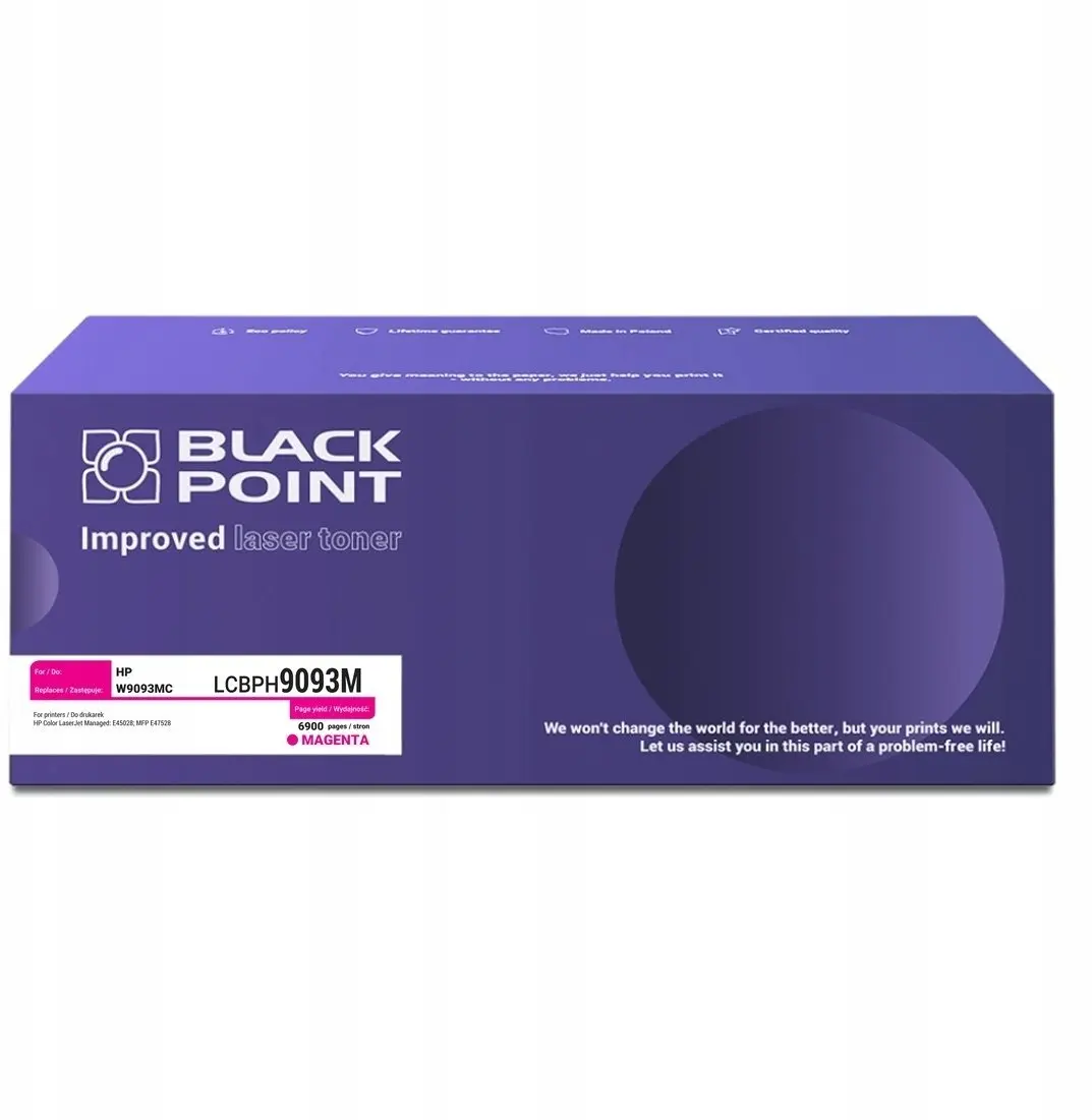 Black Point lāzera tonera kasetne HP