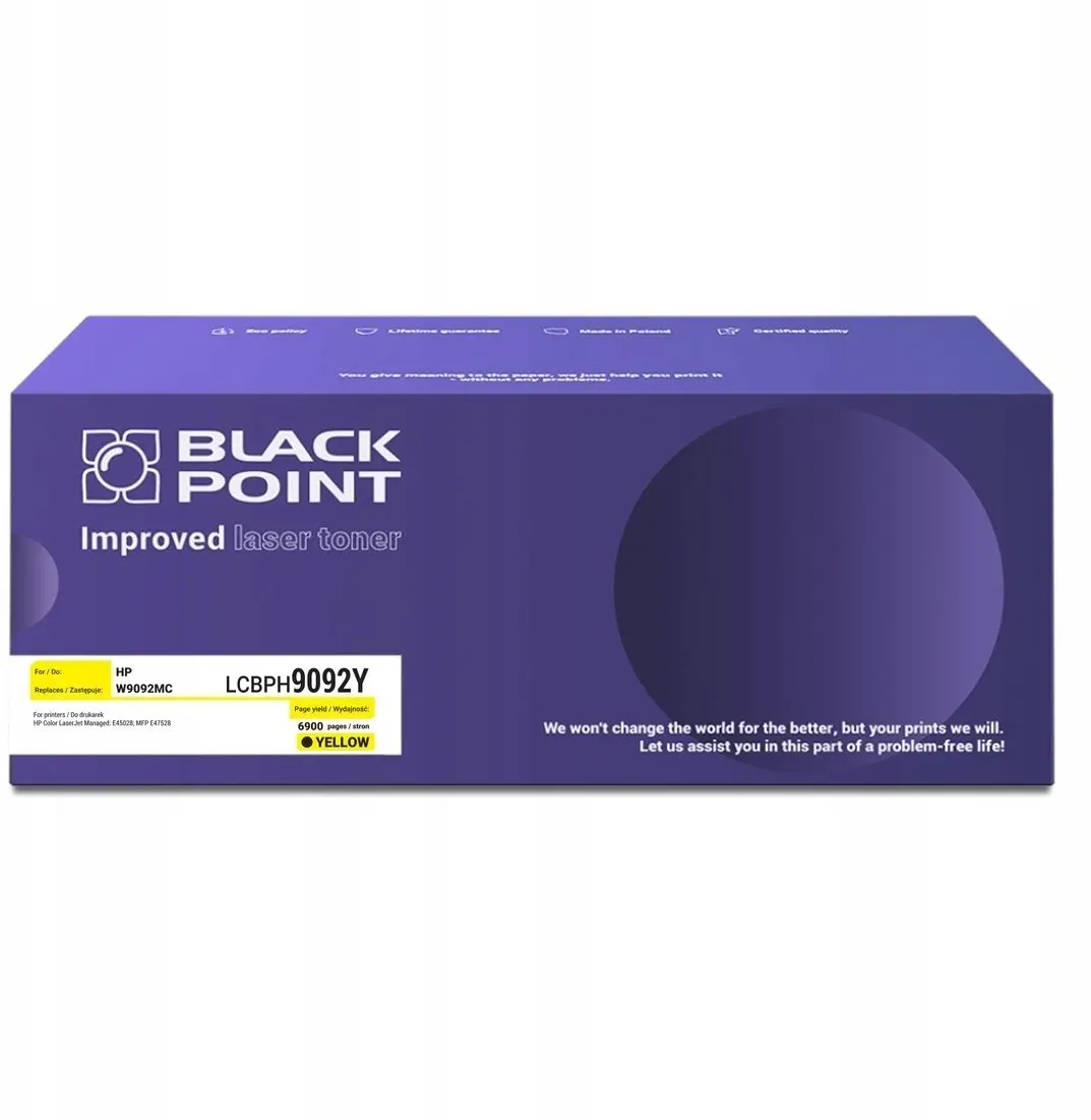 Black Point lāzera tonera kasetne HP
