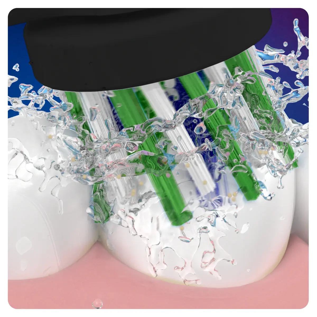 Сменные насадки Oral-B CrossAction Clean Maximiser 2 шт. черные Photo 6