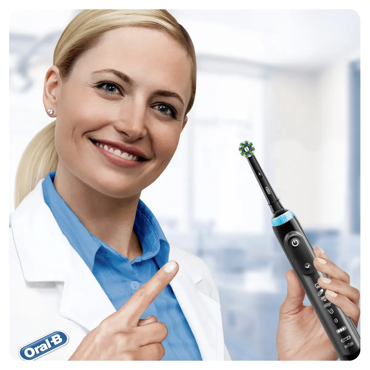 Сменные насадки Oral-B CrossAction Clean Maximiser 2 шт. черные Photo 7