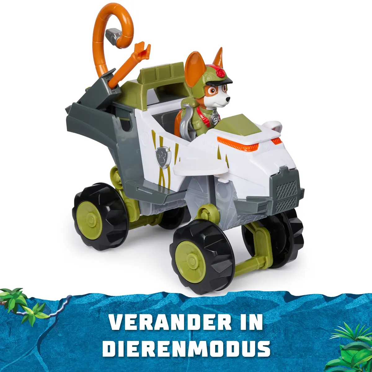 Spin Master PAW Patrol Jungle Pups автомобиль Трэкера с фигуркой Photo 4