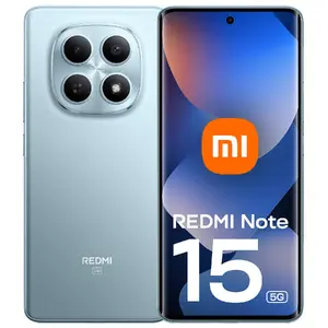 Viedtālrunis Xiaomi Redmi Note 15 5G, 8 GB RAM, 256 GB atmiņa, Snapdragon 6 Gen 3, 108 MP trīskāršā kamera, zils