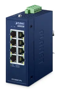 Промышленный неуправляемый гигабитный Ethernet-коммутатор PLANET IGS-800T-PN с 8 портами RJ-45