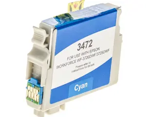 Совместимый струйный картридж G&G NP-R2-3472C голубого цвета для принтеров Epson