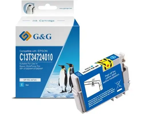 Совместимый картридж G&G NP-R2-3472C для Epson Photo 2