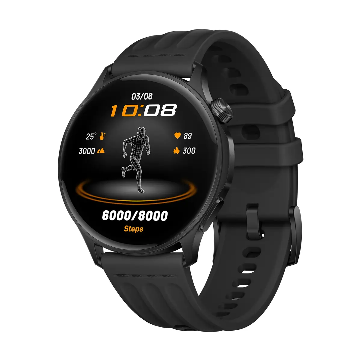 Oppo Watch S viedpulkstenis 1.46 collu AMOLED melns Photo 2
