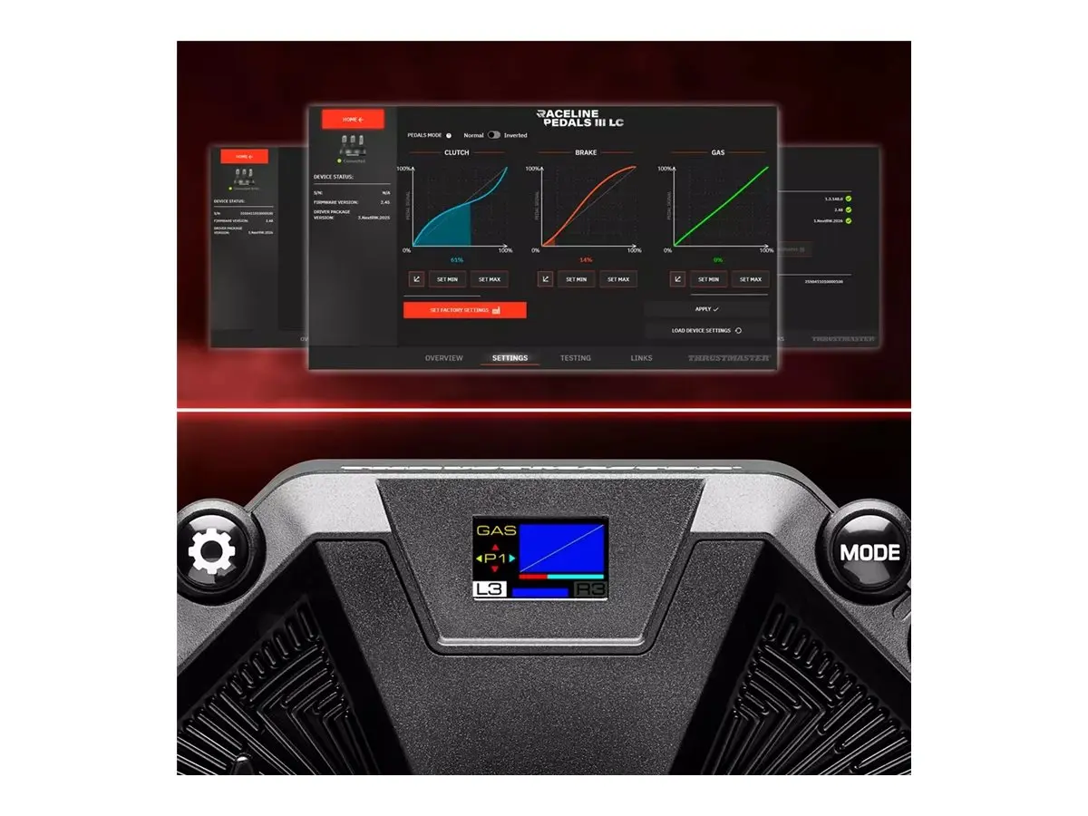 Thrustmaster Raceline Pedals III LC pedāļu komplekts Photo 25