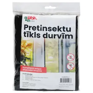 BESK Insect Screen for Doors 95x210 cm