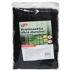 BESK Magnetic Insect Screen for Doors 100x210 cm