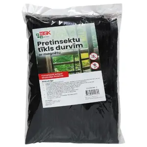 BESK Magnetic Insect Screen for Doors 120x210 cm