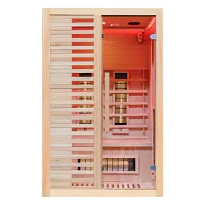 AMUE AMO-C2S Infrared Sauna with Salt Stone