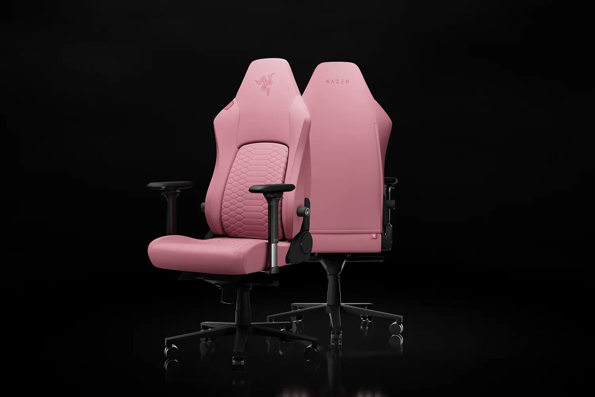 Razer Iskur V2 NewGen Geimeru krēsls Rozā Photo 1