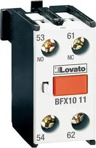 LOVATO Electric BFX1020 Front-Mount Auxiliary Contact Block, 2NO