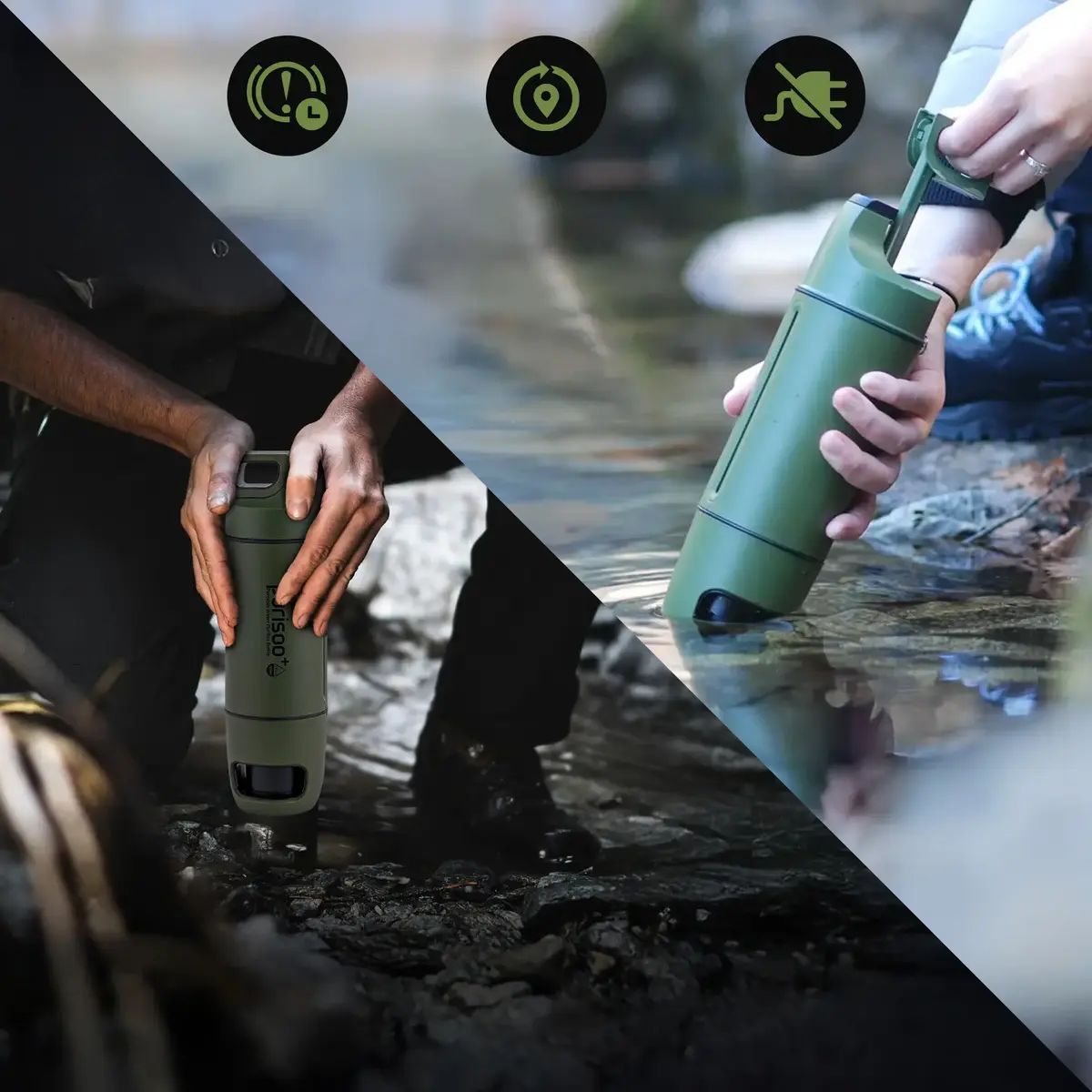 Extralink PURISOO+ ūdens filtrēšanas pudele 0,4 l Photo 2