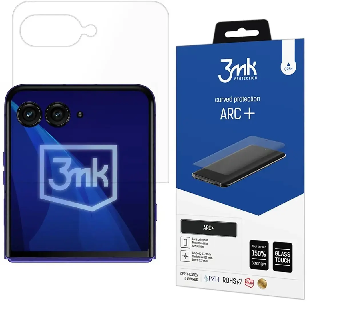 3MK ARC+ ekrāna aizsargplēve Motorola Razr