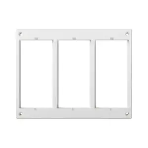 Kontakt-Simon SM302/9 Triple Frame for K45 Modules White