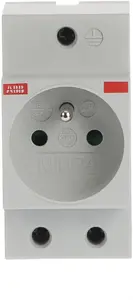 Розетка на DIN-рейку ABB M1174 с защитным контактом 16А 230В