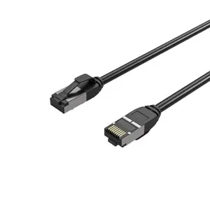 Сетевой кабель InLine Flexline FL31-47005 Cat8.1 U/FTP, 0.25 м, RJ-45, черный