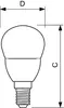 Светодиодная лампа Philips CorePro LED Lustre P45 E14 5.5Вт Photo 2