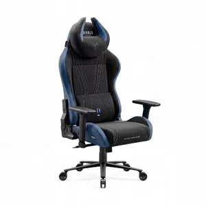 Diablo Chairs X-Horn 2.0 Night Blue spēļu krēsls, auduma, melni zils