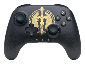 Беспроводной контроллер PowerA Advantage Zelda: Decayed Master Sword для Nintendo Switch 2 с аккумулятором 900 мАч, USB-C и черно-золотым дизайном