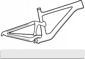 Lizard Skins Protective Frame Wrap Small Clear Gloss