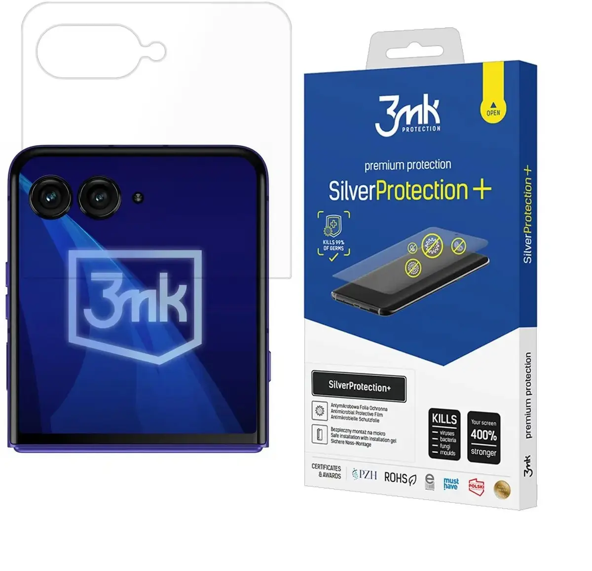 3MK SilverProtection+ ekrāna aizsargplēve Motorola Razr