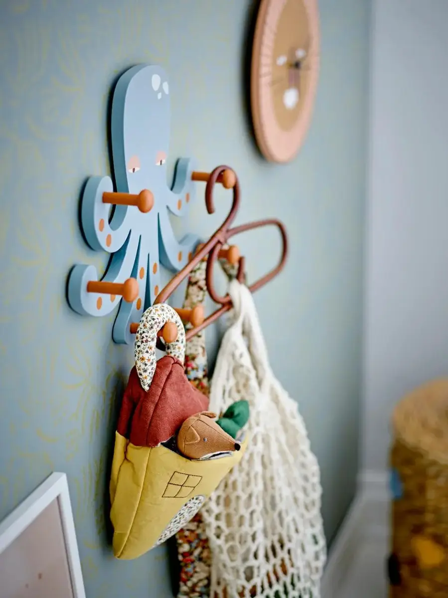 Настенная вешалка Bloomingville Oswall, синяя Photo 3