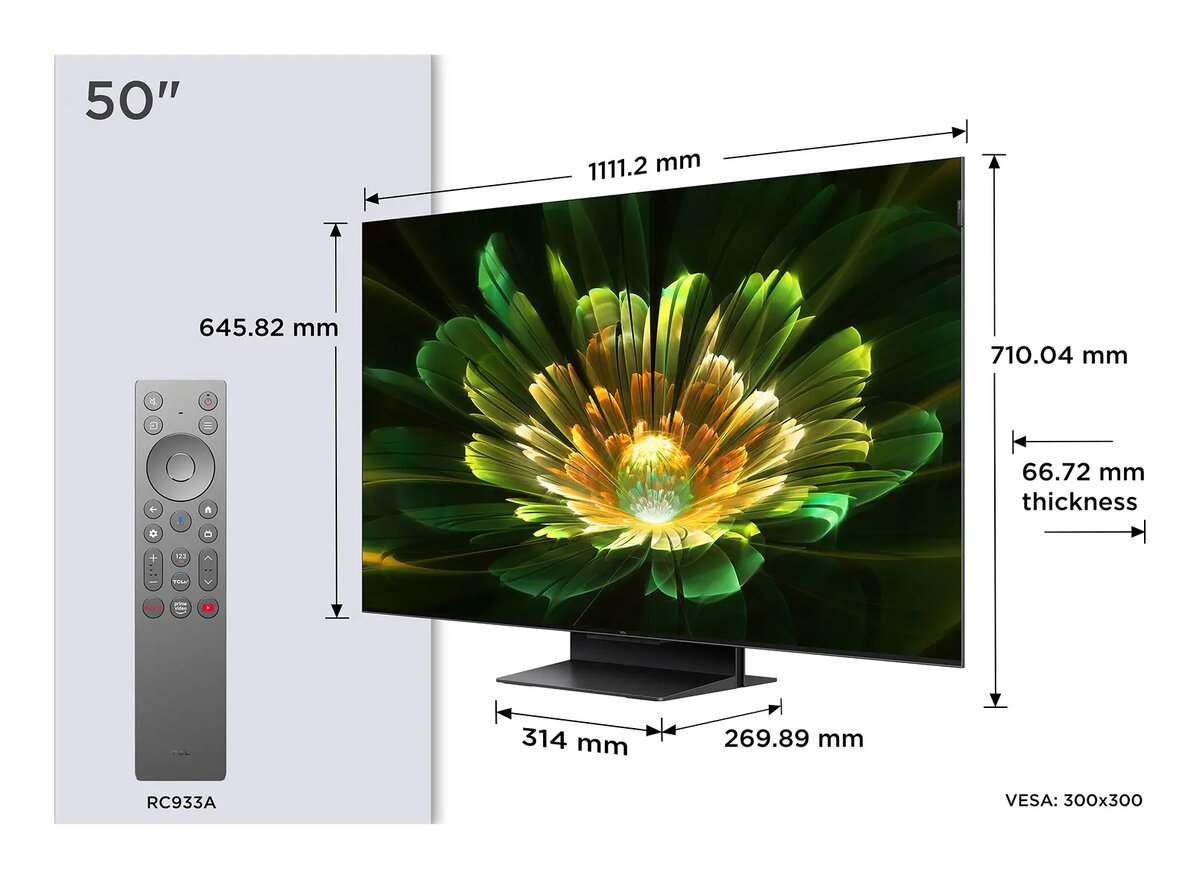 Televizors TCL C79K 50C79K 50 collu
