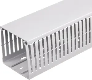 Ergom KOPD perforētais kabeļu kanāls 80x80 mm, pelēks, 2 m