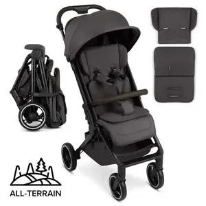 ABC Design Ping 3 Trekking ceļojumu ratiņi, 1 sēdvieta, tumši pelēki