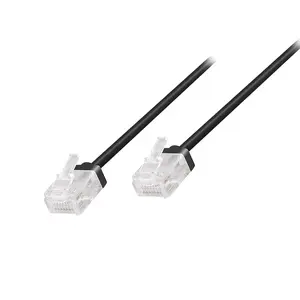 LogiLink CQ3103U Cat6a U/UTP Network Cable 15m Black RJ-45