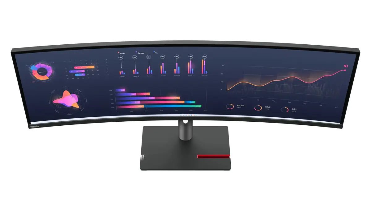 Lenovo ThinkVision P49w-30 49" izliekts monitors Photo 17