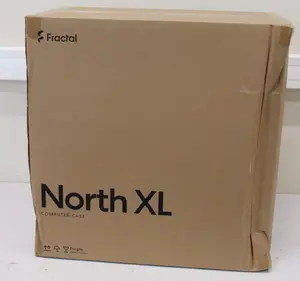 Fractal Design North XL Computer Case, ATX, Chalk White TG Clear, Damaged Packaging