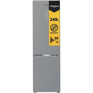 Whirlpool WHK 26403 XP6E1 Freestanding Fridge Freezer 355 L Stainless Steel C Energy Class No Frost 35 dB
