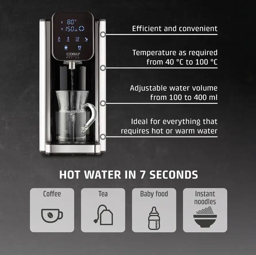 Caso HW 666 Inox Turbo Hot Water Dispenser Photo 3