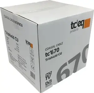Elpio TRI-SHIELD tc670CU Satellite Antenna Cable YWDXPEK75 1.02/4.8-5.0