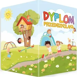 LearnHow A5 Folded Diploma - Playground Theme, 10 Pieces