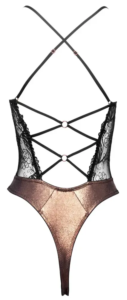 Боди-стринги Cottelli Collection Body Copper XL Photo 7