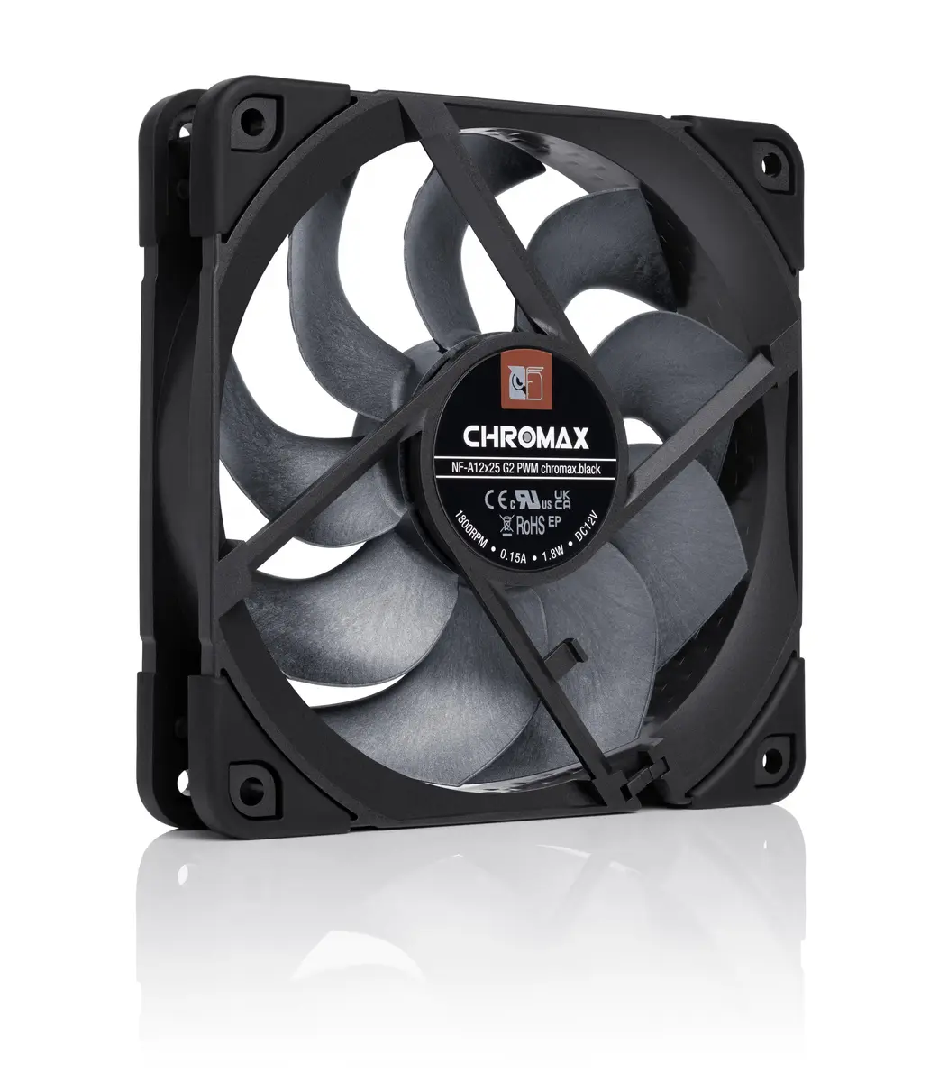 Noctua NF-A12x25 G2 PWM chromax.black