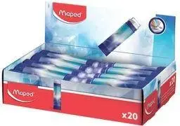 Ластик пластиковый Maped ARCTIC в форме губной помады с поворотным механизмом, дисплей 20 штук
