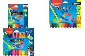 Трехгранные цветные карандаши Maped Color'Peps Infinity, набор из 36 штук