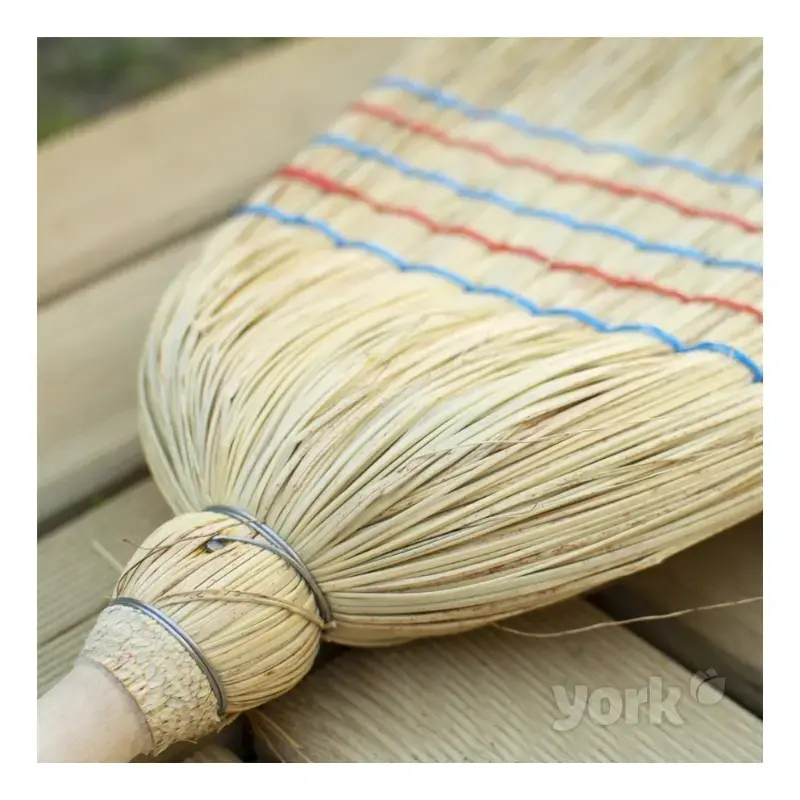 Универсальная метла York Sorgo с деревянной ручкой Photo 2