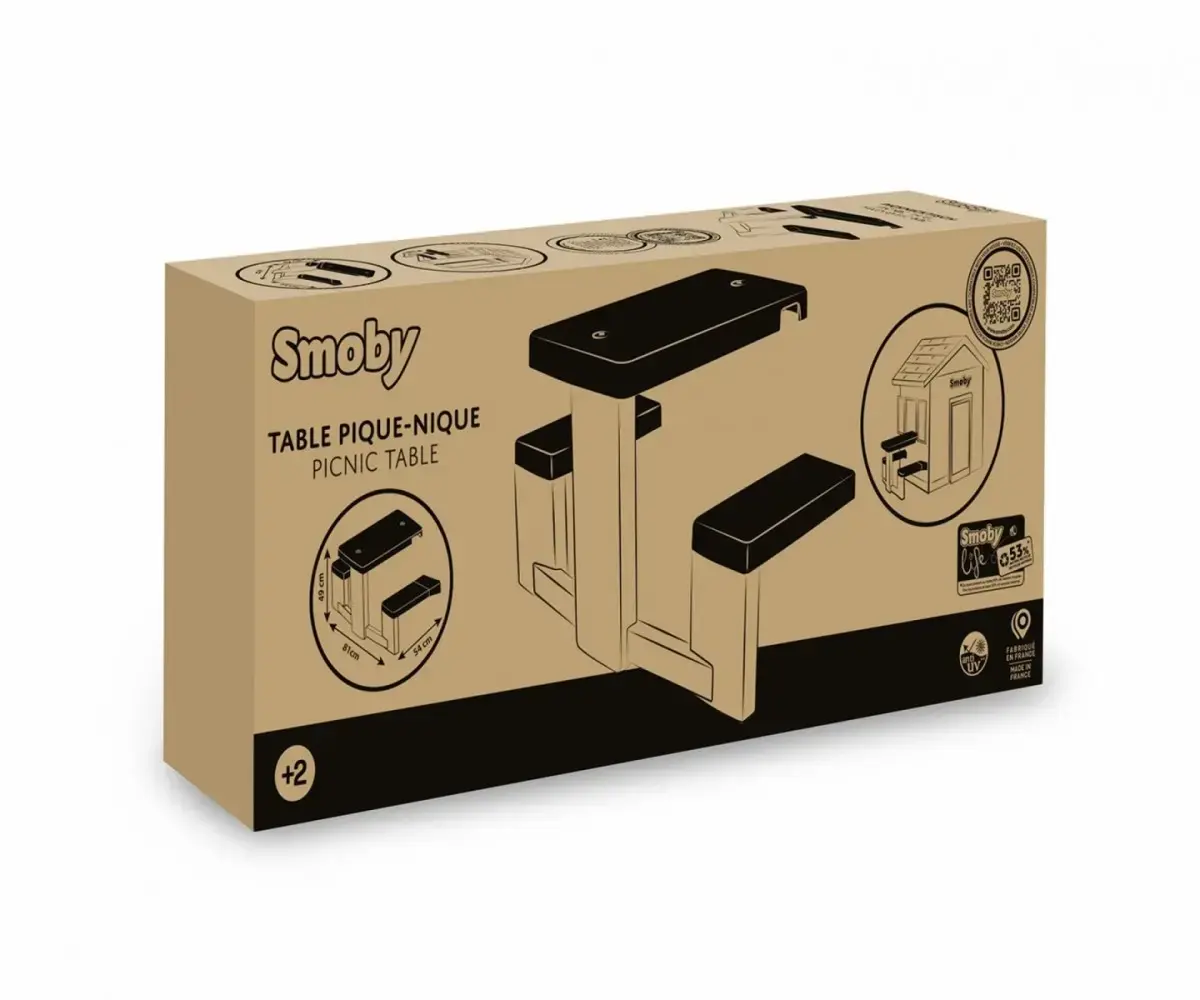 SMOBY Life Picnic Table for Kids Photo 7