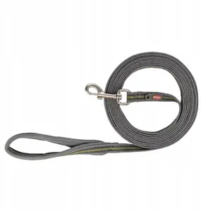 Trixie Fusion Tracking Leash for Dogs, Rubberized, 5 m x 17 mm, Graphite-Olive