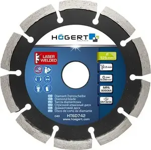 GTV HT6D742 Segmented Diamond Blade 125 mm, Laser Welded