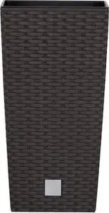 Prosperplast Rato Square Flower Pot 325mm Umbra